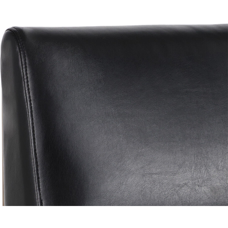 Dean 39.5 inch Antique Brass / Cantina Black Barstool